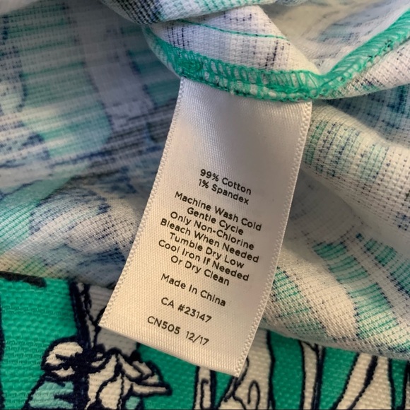 Talbots Blue and White Patterned Dress - Picture 4 of 8